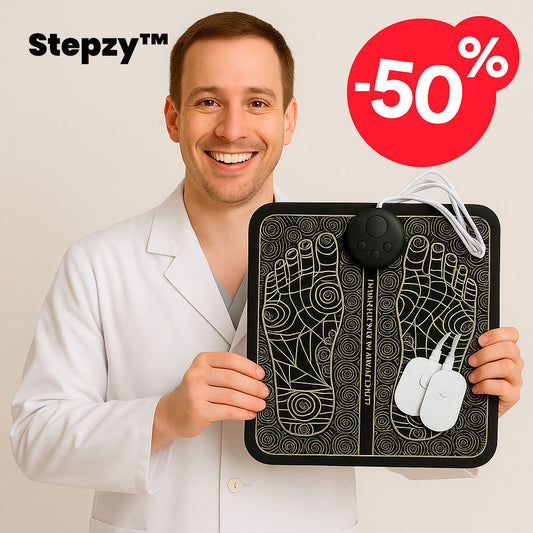 Stepzy™ | Masajator EMS Pentru Picioare – Spune Adio Durerilor și Oboselii